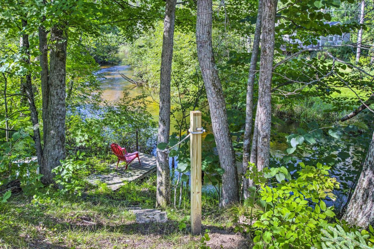 Little Manistee Riverfront Cabin With Fire Pit! Vila Irons Exterior foto