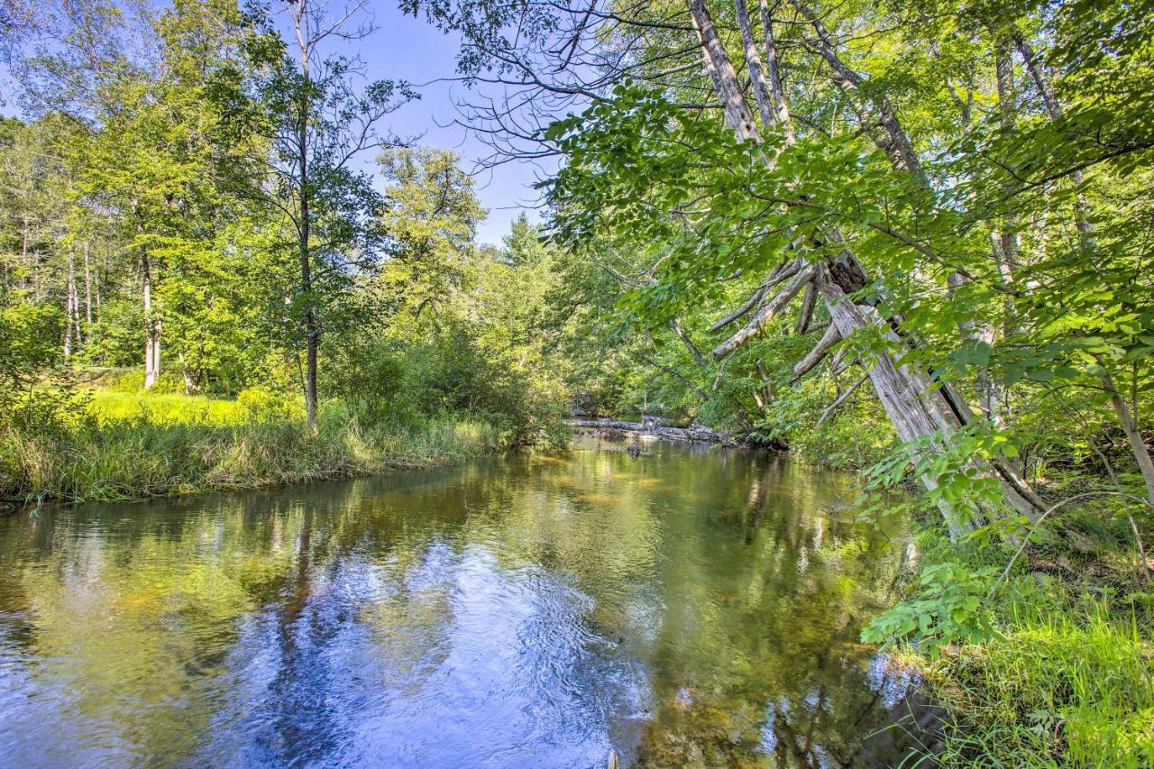 Little Manistee Riverfront Cabin With Fire Pit! Vila Irons Exterior foto