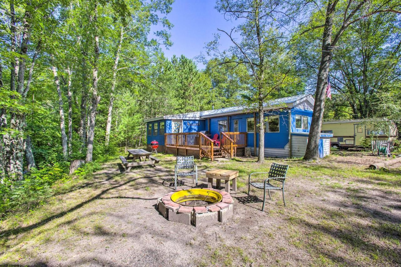 Little Manistee Riverfront Cabin With Fire Pit! Vila Irons Exterior foto